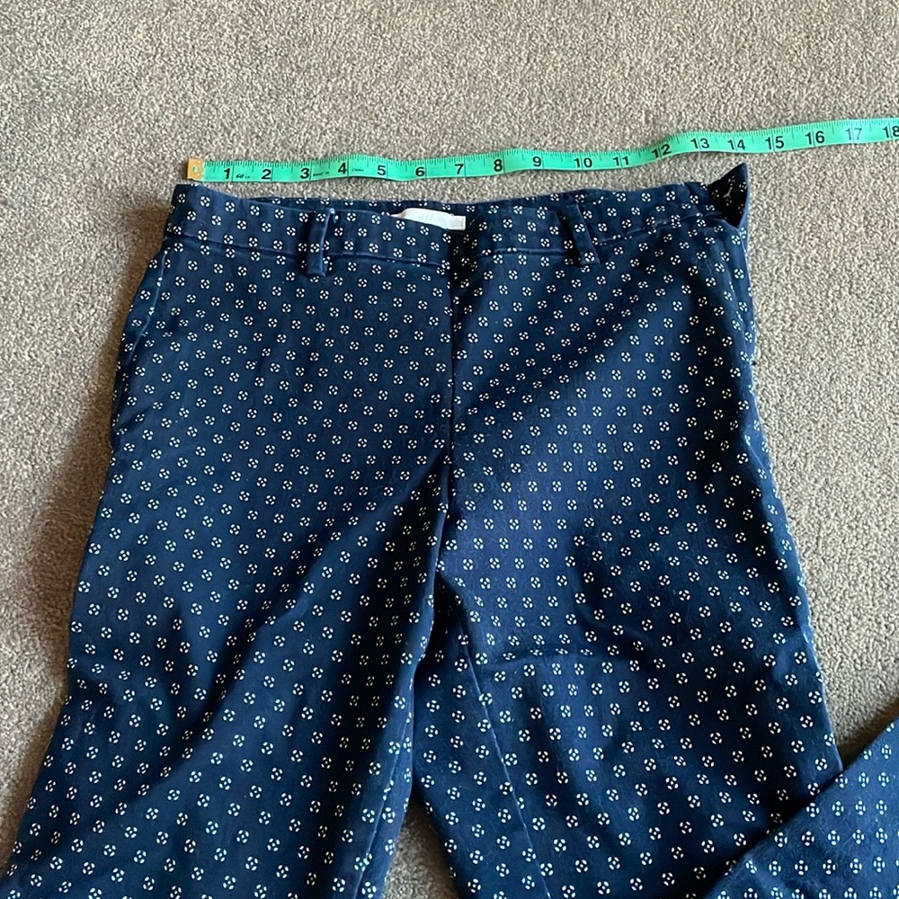 H&M navy blue ankle dress pants 4